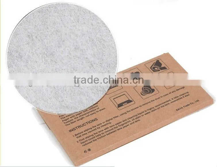 Import advanced non-woven cleaning lens paper remove dust sticky paper wipe for DSLR