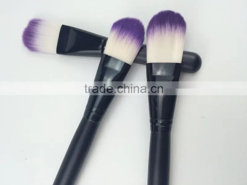 Romantic best seller customized charming purple&white best foundation brushes