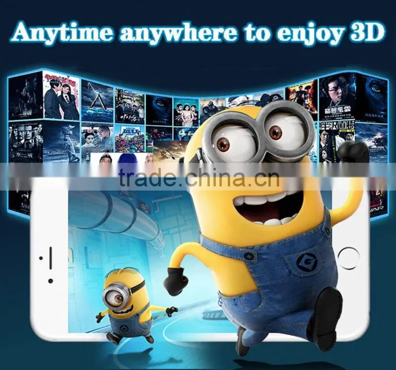 5 Colors Available Upgraded Colorful VR BOX II 2.0 Version Virtual Reality 3D Glasses For 3.5 - 6.0" Smartphone