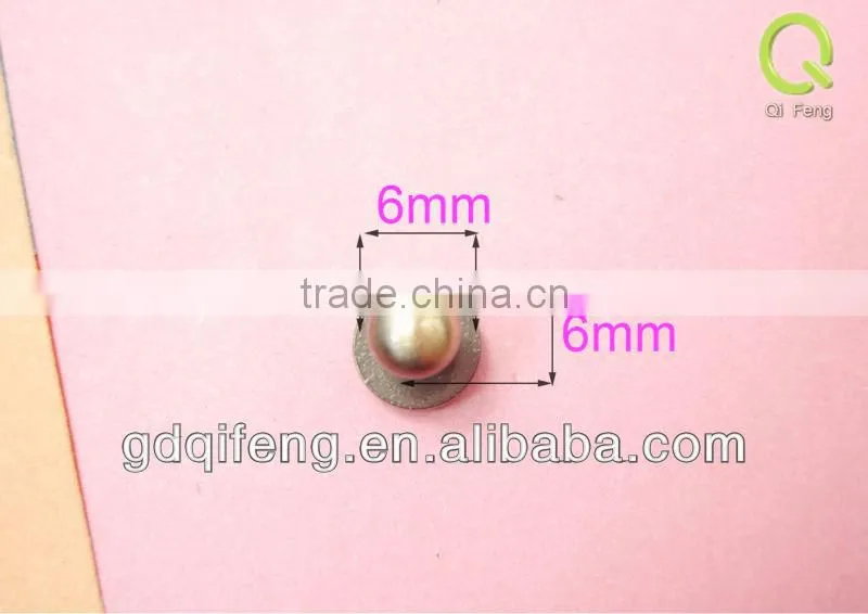wheel for suitcase new design Decoration Handbag brass stud button 5mm