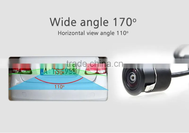 Waterproof color cmos hidden car cameras