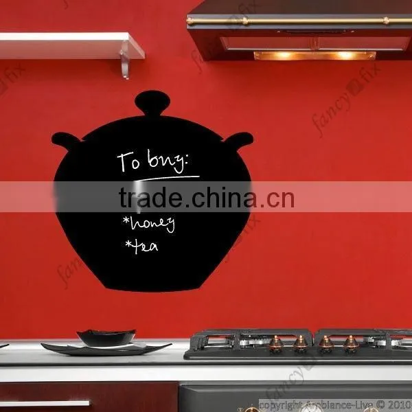 Wholesales adhesive free chalkboard decal magnetic sticker,magnetic fridge stickers