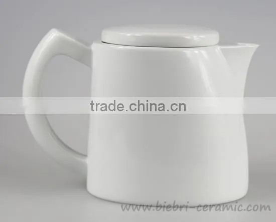 1000ml Antique Plain White Custom Printed Porcelain Ceramic Teapot Water Kettle With Mugs Cups Sets