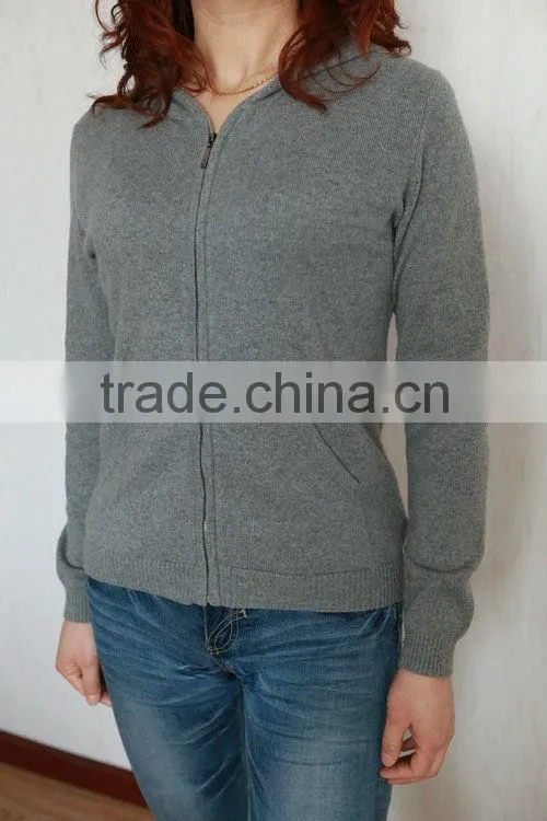women fashion pure cashmere cardigan