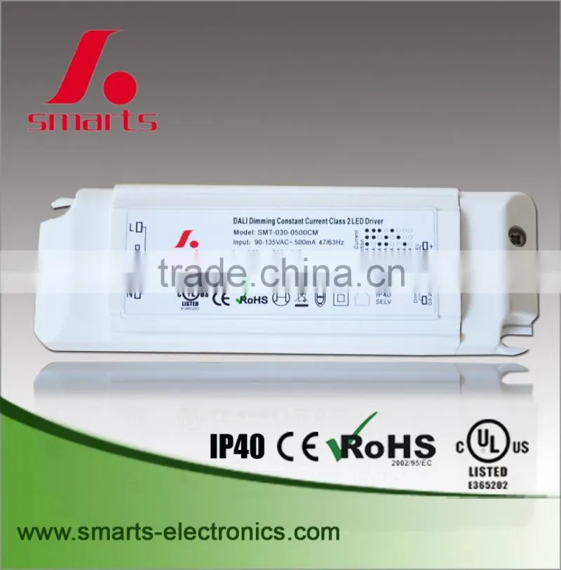 350ma constant current IP657 DALI Dimming led transformer