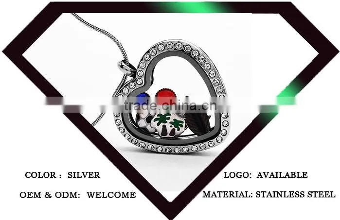 Wholesale silver/black/gold/rose gold plated stainless steel necklace locket