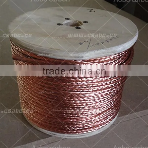 tinned flat braided copper wire