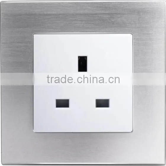 2016 new design IVOR aluminum uk usb wall socket with 2 usb port good reputation cool south africa wall socket switch
