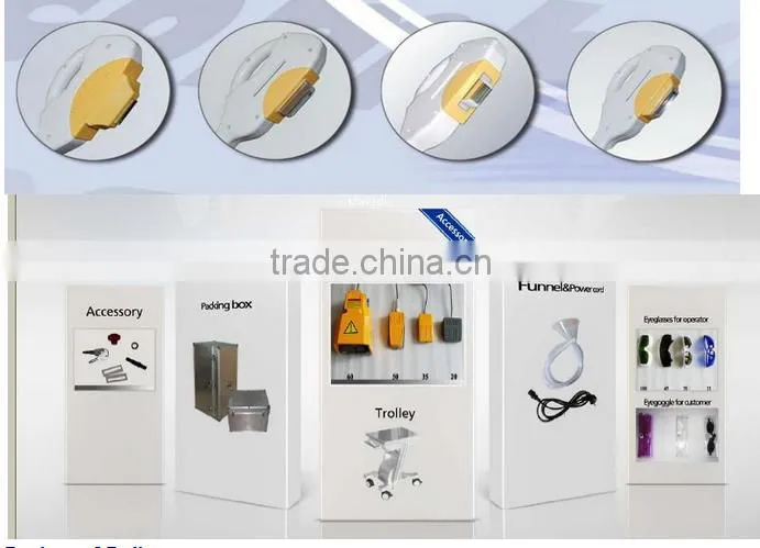 Vertical IPL SHR hair removal equipment&machine Huamei brand ISO approved