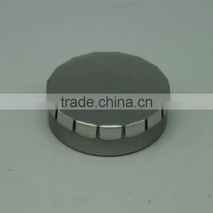 fashion popular small round Empty Round pill Mint click clack tin box wholesale
