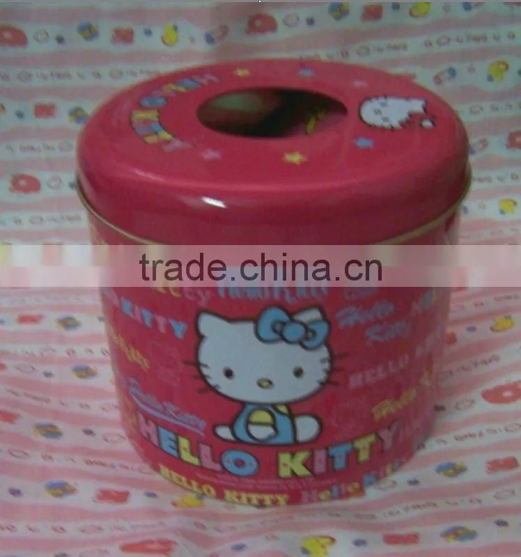 rectangular size:130*H170mm print tissue tin box