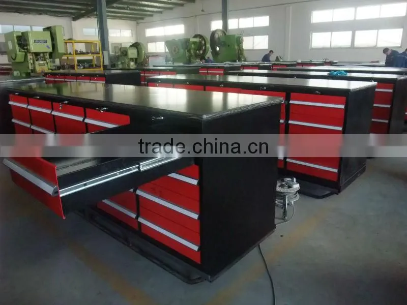 metal W2850mm*D800mm*H950mm workshop garage work bench