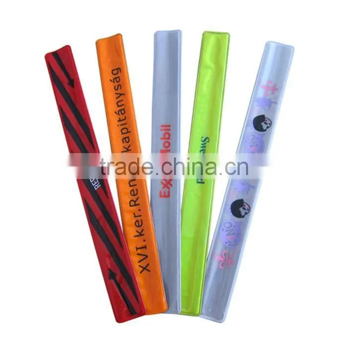 2017 Kids Toys Mixed Color Reflective Magic Ruler Slap Band Bracelets
