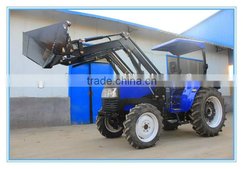 40-60HP 4x4 tractor with 4in1 front end loader