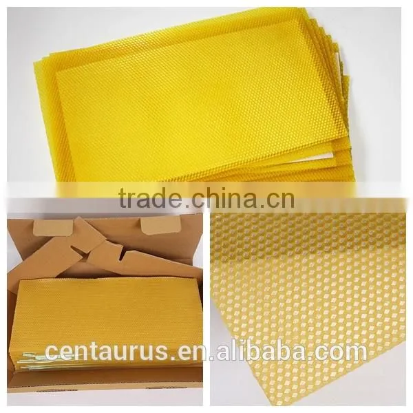Best price yellow beeswax foundation sheet comb foundation sheet with lowest price