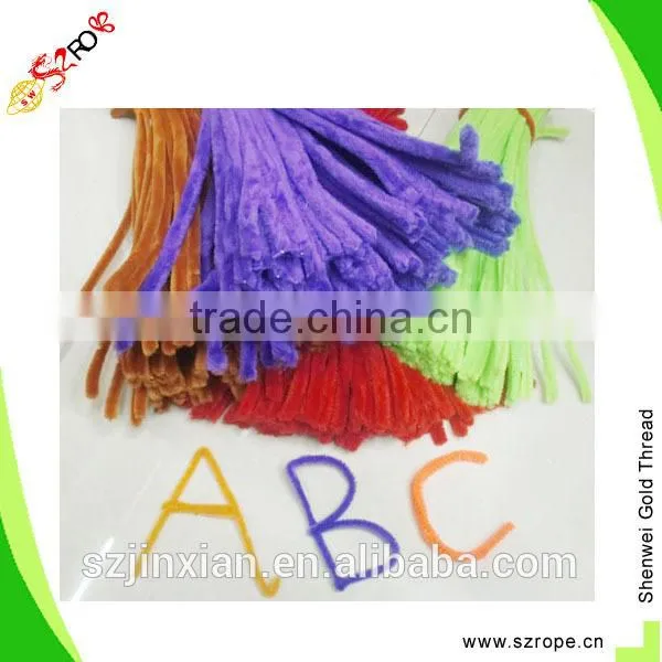 Chenille stem ornaments,Glitter Chenille Stem,Metallic Chenille Stem