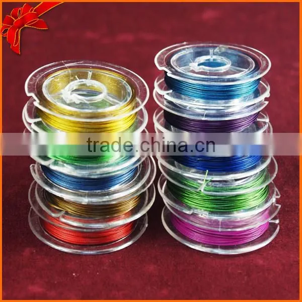 0.35mm colored jewelry wire in copper,jewelry making wire