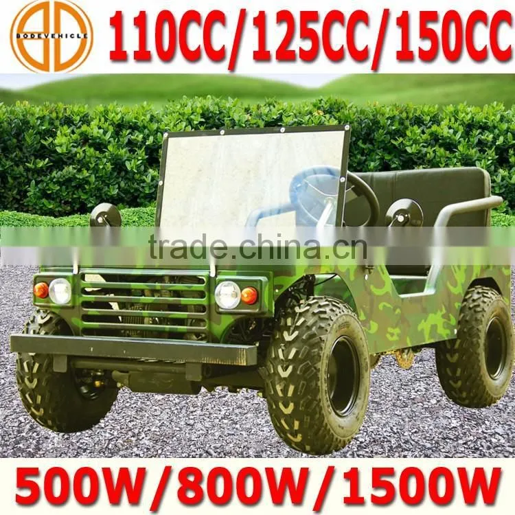 Specialized production 110cc/150cc/250cc/500w/800w/1500w Mini Jeep go kart four wheel motorcycle for sale factory price