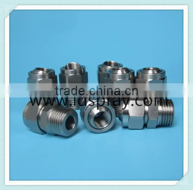 36275 adjustable ball fittings connected with W veejet or full cone spray nozzles