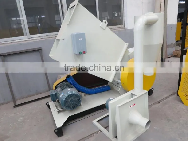 PVC/PE waste pipe crusher machine