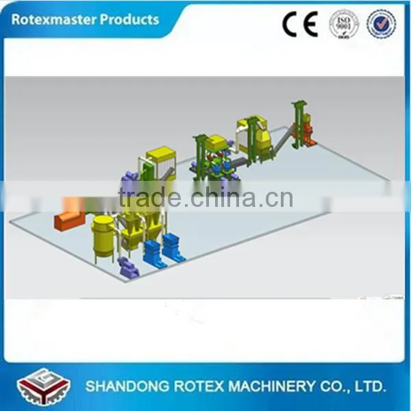 cattle/sheep/chicken/pig feed pellet making machine production line