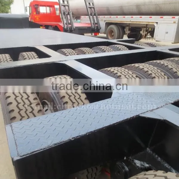CLW 3 line six-axis 100ton Low bed Semi trailer for sale
