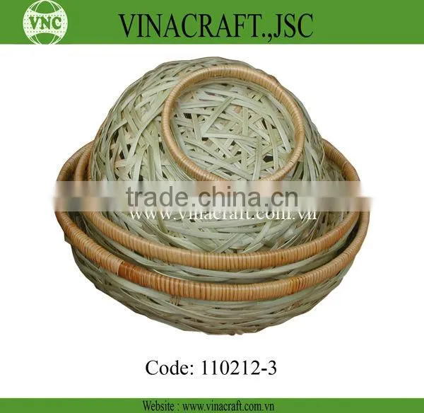 Nice wicker basket cheap for storage