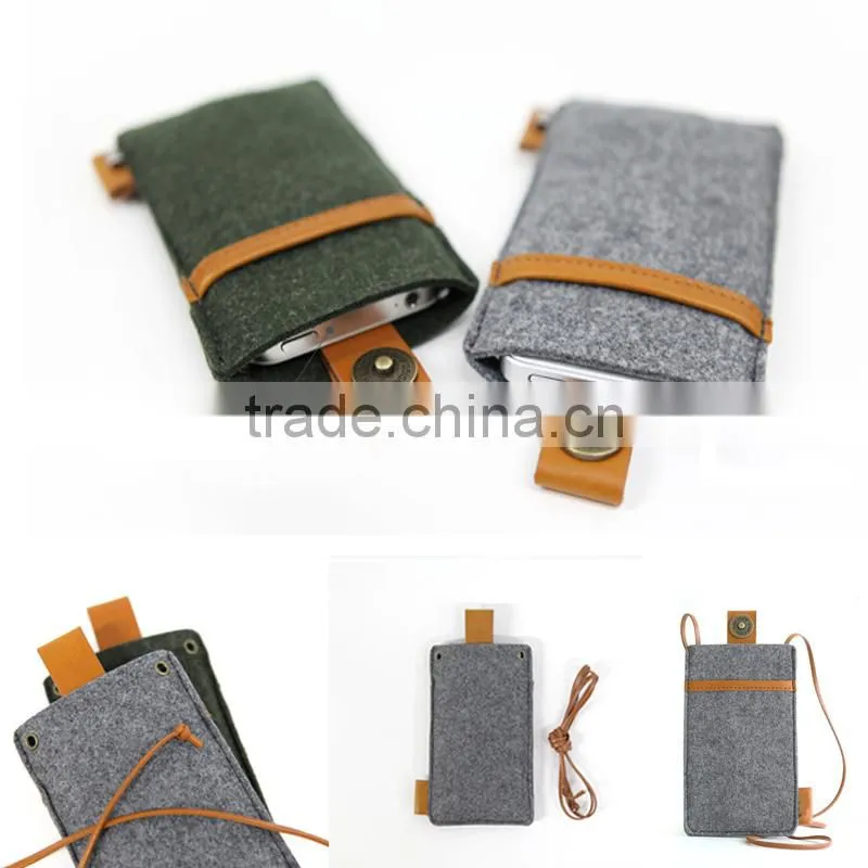 Promotion designer pencil pouch handmade mobile pouch
