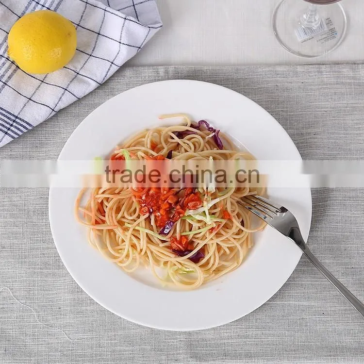 New pasta round ceramic plate