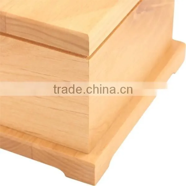 Godlike apperance cremation urn wooden urn for wholesale