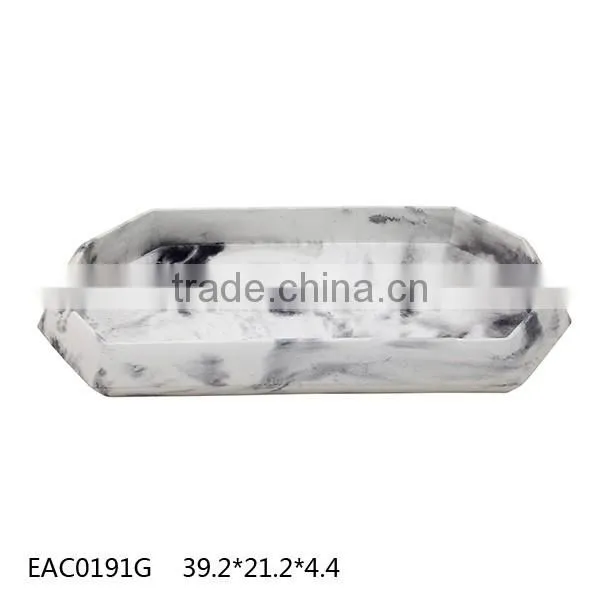 hot sale bath Accessories concrete material marble effect bathroom Sets