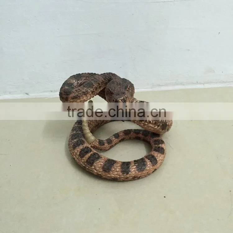 Polyresin snake sculpture