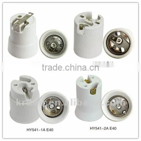 porcelain E40 lamp socket fitting
