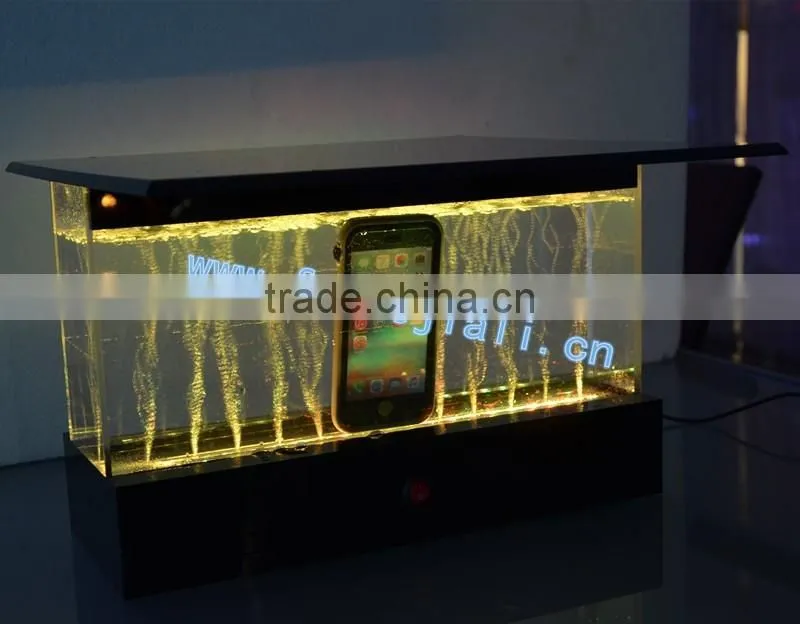 Waterproof moblie phone cover LED display stand