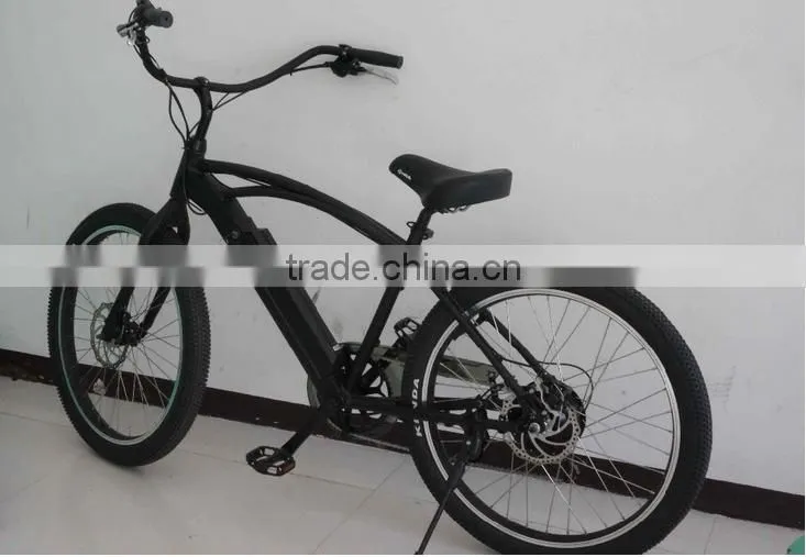 2017 Newly design 26 inch aluminum electric beach cruiser bike