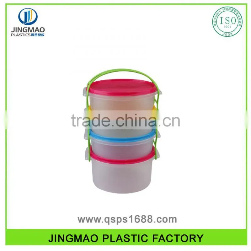 Easy Open Food Grade Portable Plastic Microwave Good Container