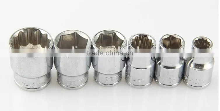 Berrylion Mirror Finished Hexagon Socket Half Inch Hexagon Socket