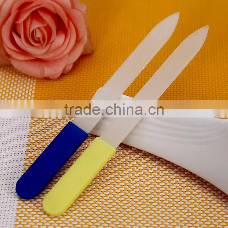 CIH01 OEM Disposalbe nail file buffer, fashion manicure different size glass nail file