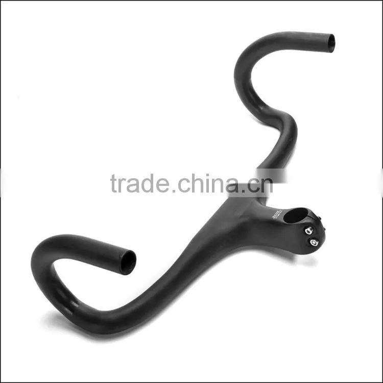 New design fashion high modulus super light full carbon fiber 700C road bicycle integrated handlebar