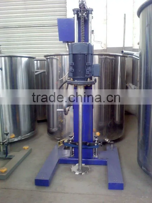 Double Twin Dispersing Shaft Paint Mixer Disperser Dissolver