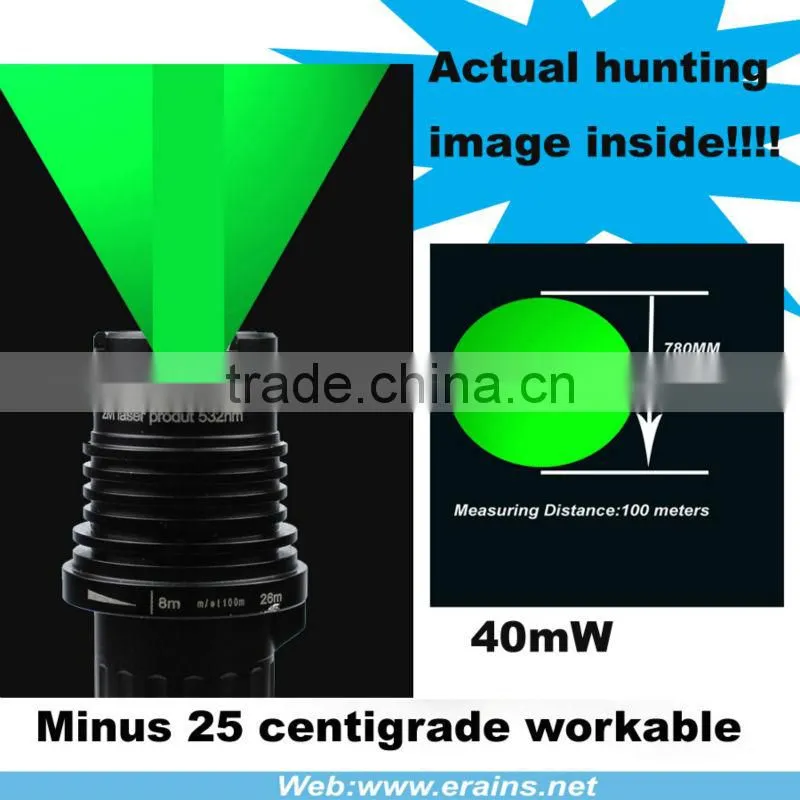 Subzero Power and Laser Beam Adjustable Long Distance Green Laser Designator Sight, torch laser illuminator light
