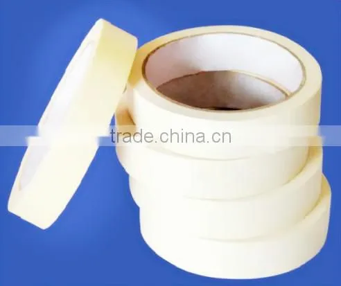 Common temperature resistance white color masking tape customized