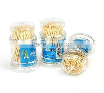 Bamboo toothpick 150pcs packed