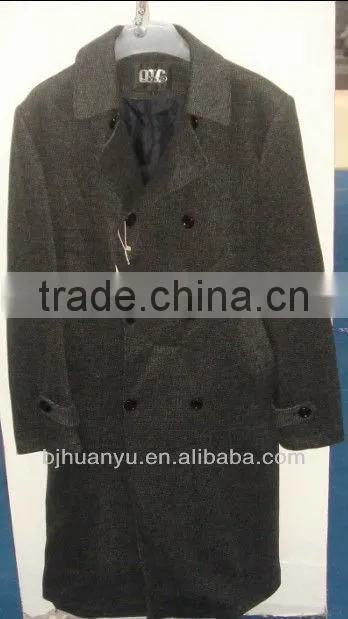 long heavy winter keep warm 4 buttons wool coats for men adult