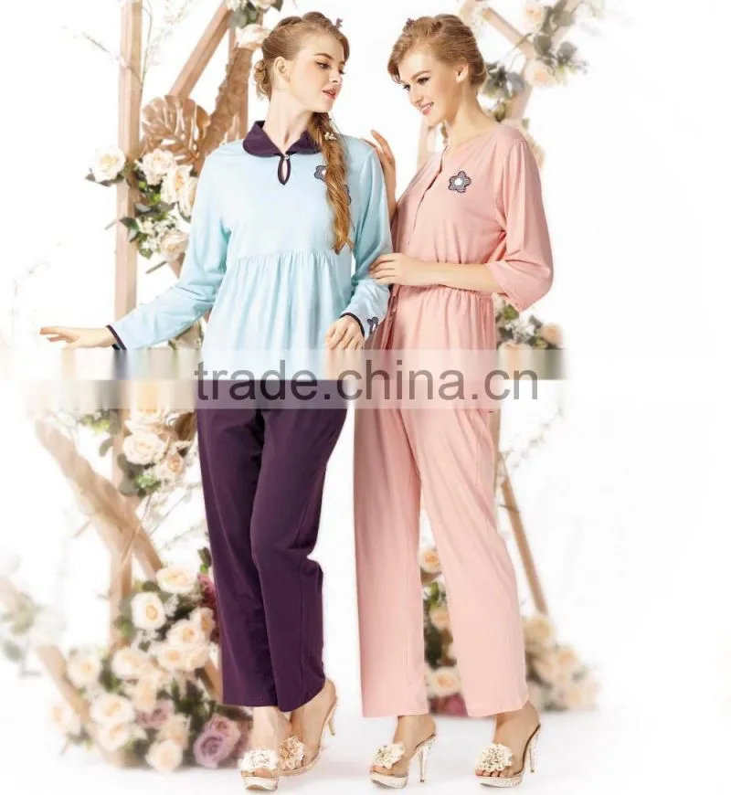 Pajama Sets Silk Pajamas Satin Nightwear Sleepwear Long Sleeve Suit