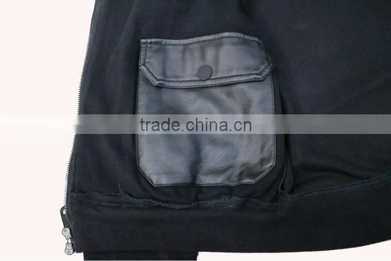 New products spring jacket men leather jacket custom design