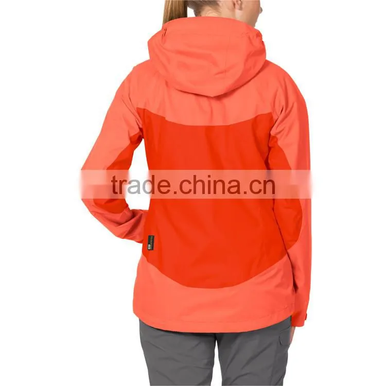 Women Waterproof Breathable Outdoor Rain Jacket