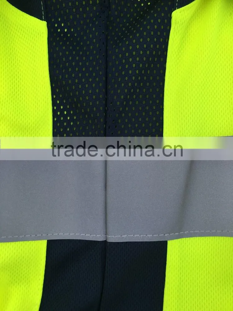 OEM fluorescent clothes yellow brand security shirt