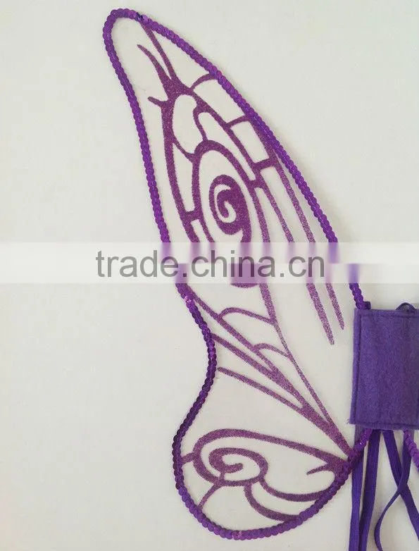 factory pvc material party wings butterfly wings for kids