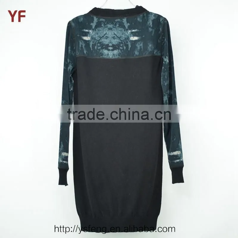 Winter Long Evening Women Sweater Wholesale Dress
